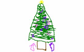Image result for christmas cards tux paint