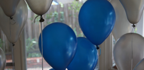 birthday party balloons. I had helium alloons with