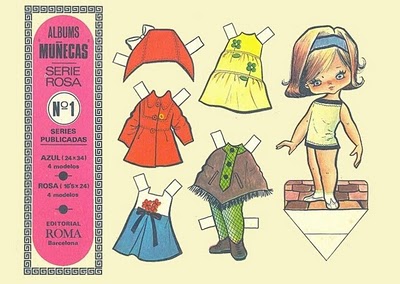 Vintage Paper Doll 1968