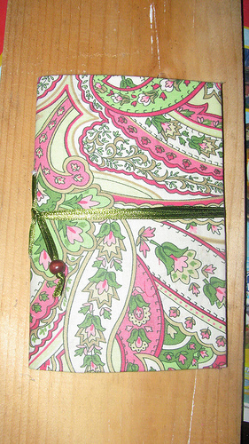 Handmade Fabric Notebook