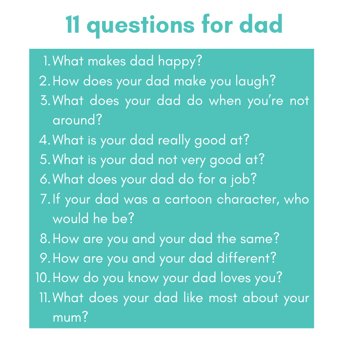 questions for dad for father's day