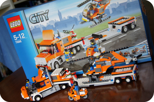 Lego City Helicopter Transporter