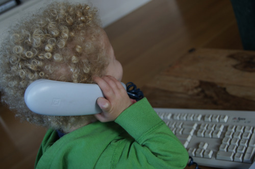 Toddler Play Ideas - Phone and Keyboard