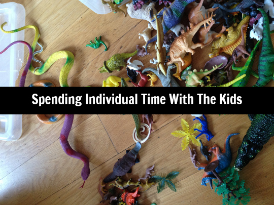 spending one on one time with kids