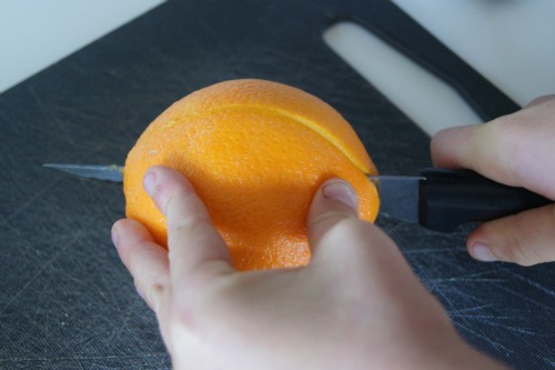 Jelly Oranges Cut In Half