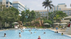 Hong Kong Disneyland Hollywood Hotel Pool