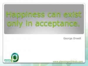 Happiness Acceptance Quote