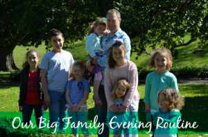 Our Big Family Evening Routine