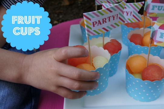 Fruit Cups - Cute Healthy Treats For Kids - Planning With Kids