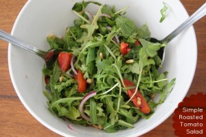 Simple Roasted Tomato Salad main