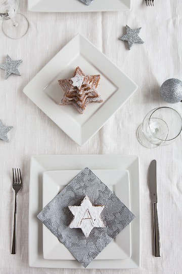 food DIY Christmas table decoration ideas 