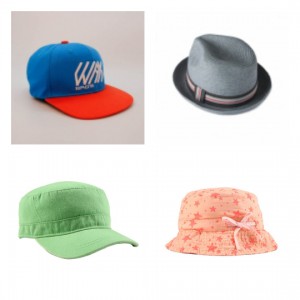 Christmas gift ideas for kids - hats collage