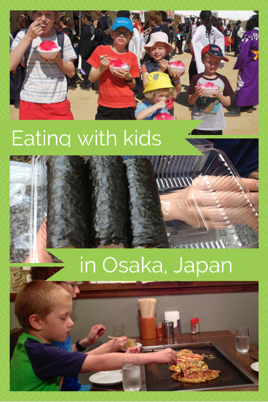 Eating with kids in Japan
