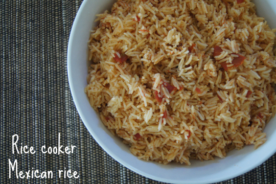 Rice cooker Mexican Rice