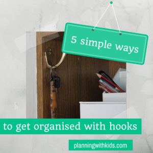 5 simple ways to get organised with hooks