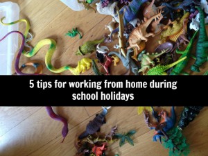 5 tips for working from home during school holidays