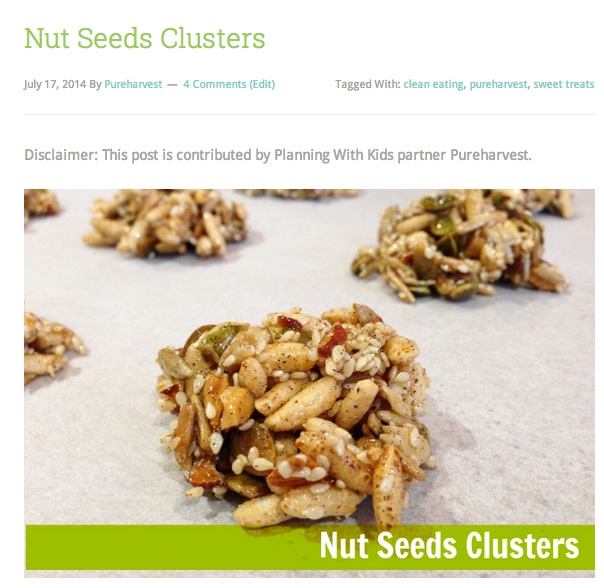 nut seed clusters