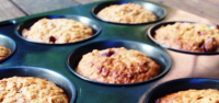 200 banana oat breakfast muffins
