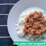 Slow cooker beef stroganoff main