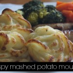 Crispy mashed potato mounds
