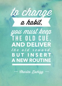 how to change a habit