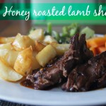 Honey roasted lamb shoulder