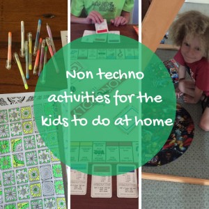 Non techno activities for kids