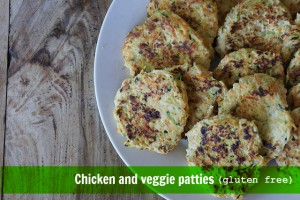 chicken and veggie patties gluten free
