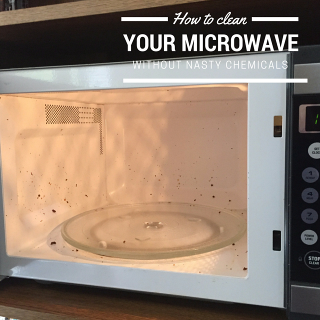 How to clean your microwave without nasty chemicals