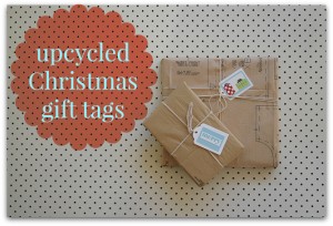 upcycled christmas tags and wrapping2