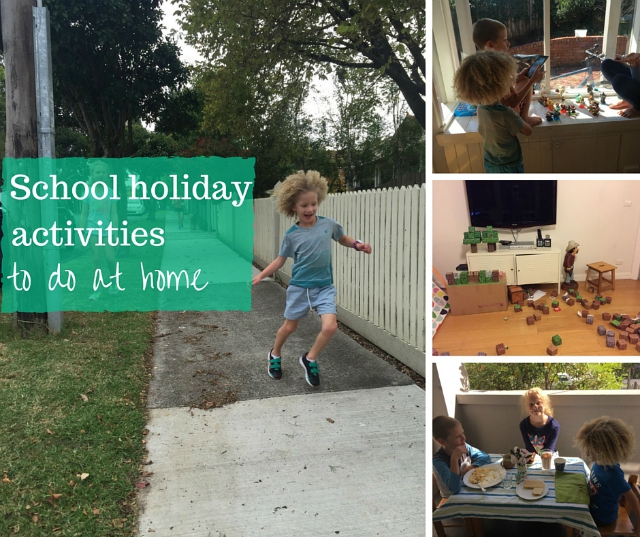 More school holiday activities to do at home | Planning With Kids