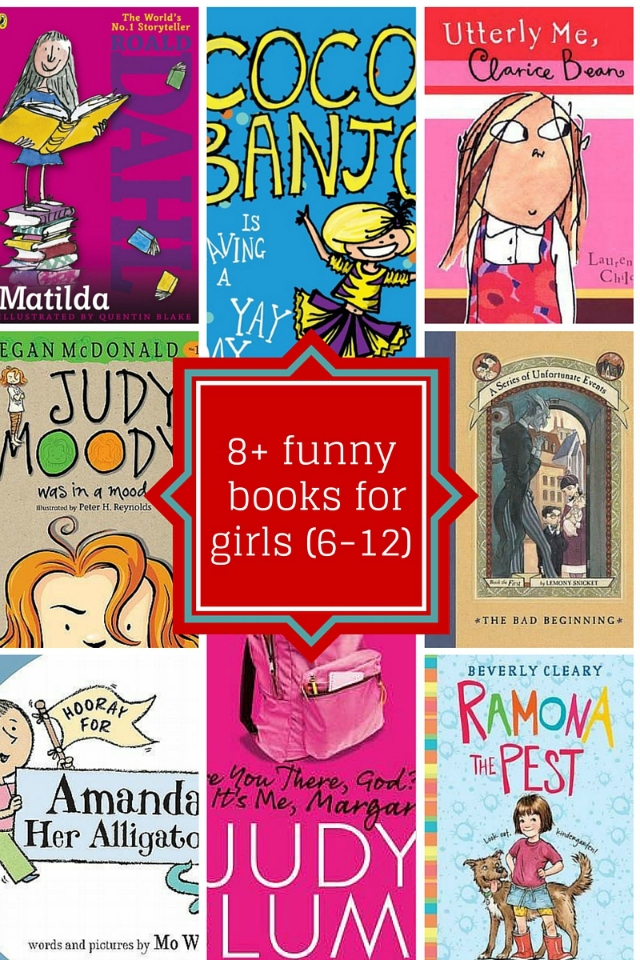 8 funny books for girls (6-12) - Planning With Kids