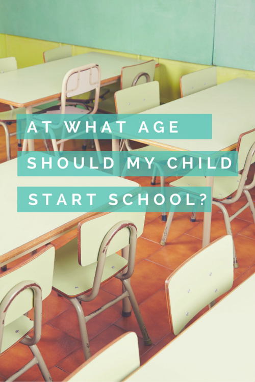 at what age should my child start school 500
