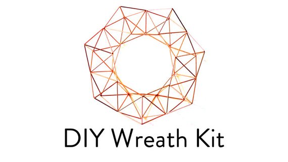 DIY Rose Gold Wreath Kit