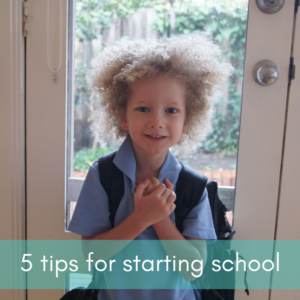 5 tips for starting school