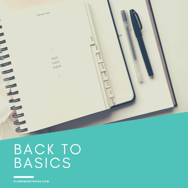 Free back to basics family organisation e-book