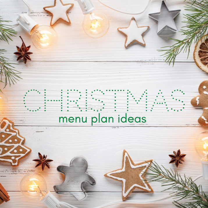 Christmas menu plan ideas 2020