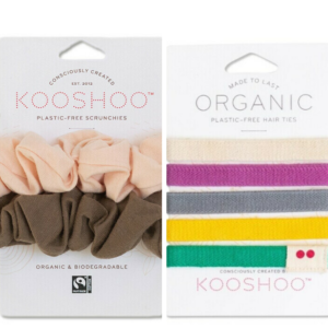 eco friendly scrunchies and hair ties