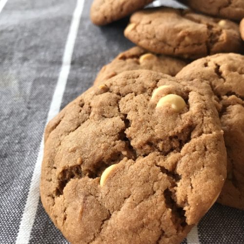 Chocolate and white chocolate chip cookies