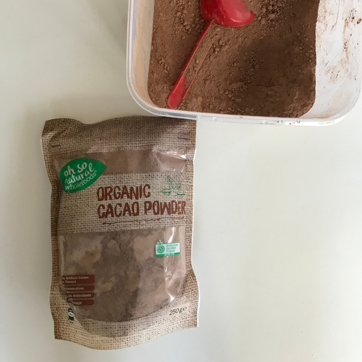 my ALDI favourites - organic cacao powder