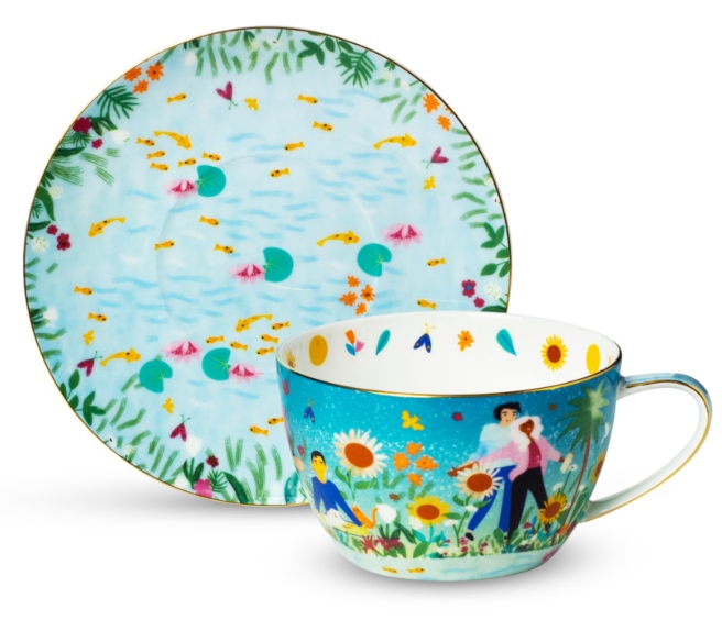 cup and saucer gift idea for mum