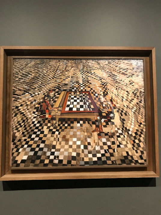 The Picasso Century at NGV - The Chess game
