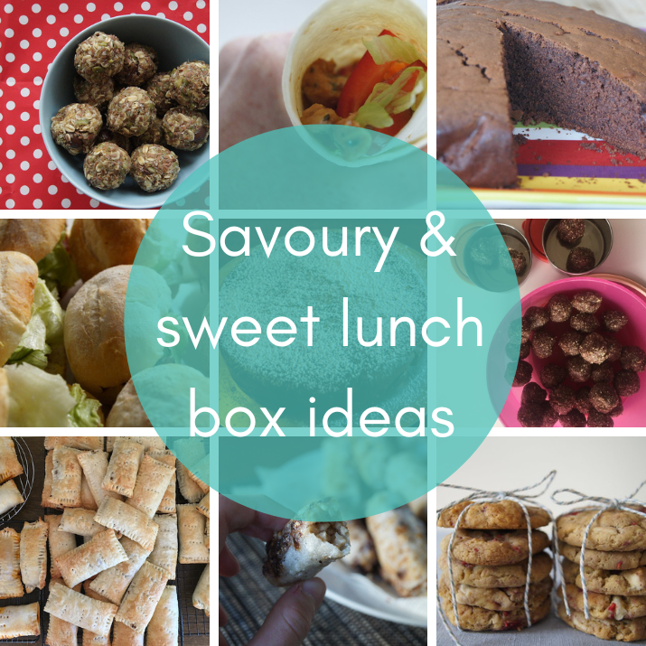 Savoury and sweet lunch box ideas spring