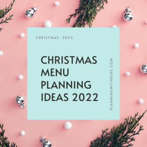 Christmas menu planning 2022