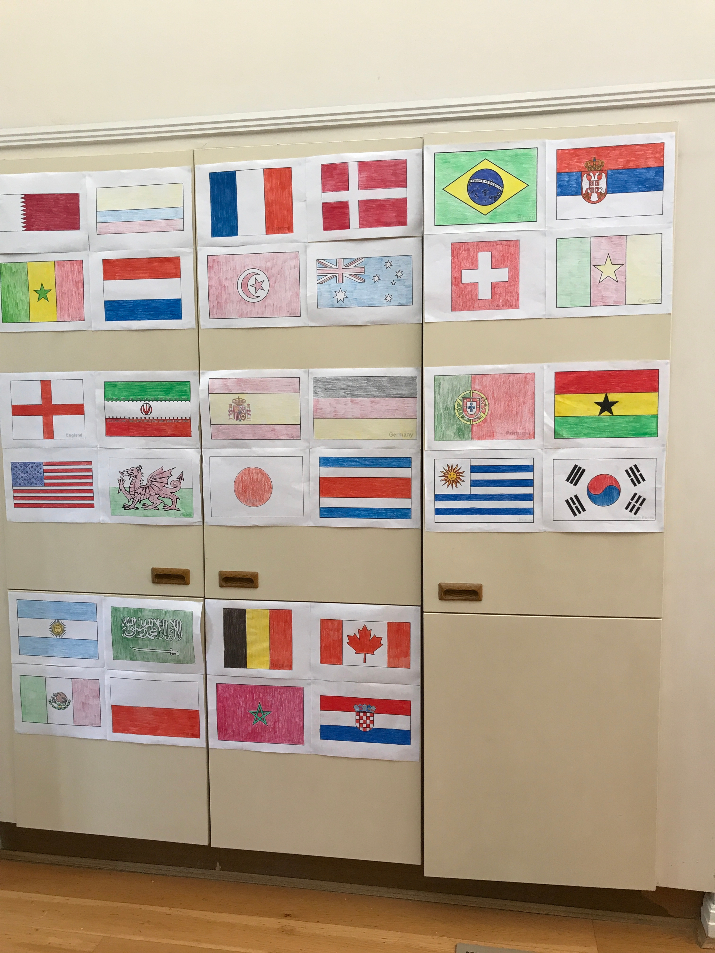 FIFA World Cup 2022 flags activities
