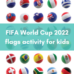 FIFA World Cup 2022 flags activity for kids