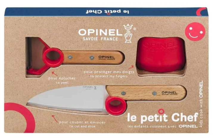 Opinel Le Petit Chef Complete Set 3pc - christmas gift idea