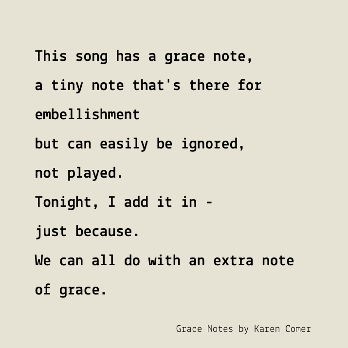 Book review: Grace Notes by Karen Comer