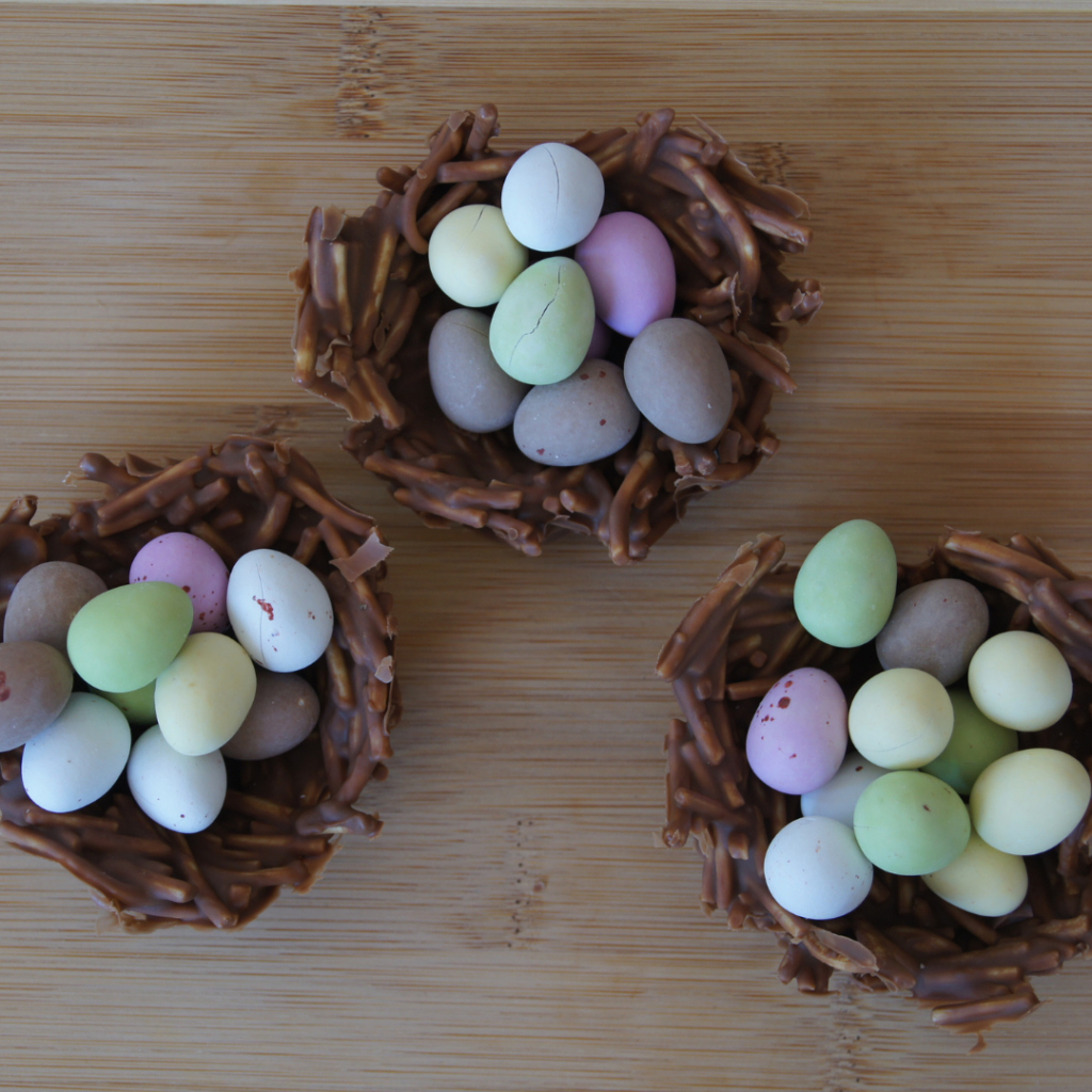 Fun Easter recipe - mini Easter egg nests