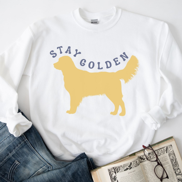 golden retriever sweatshirt
